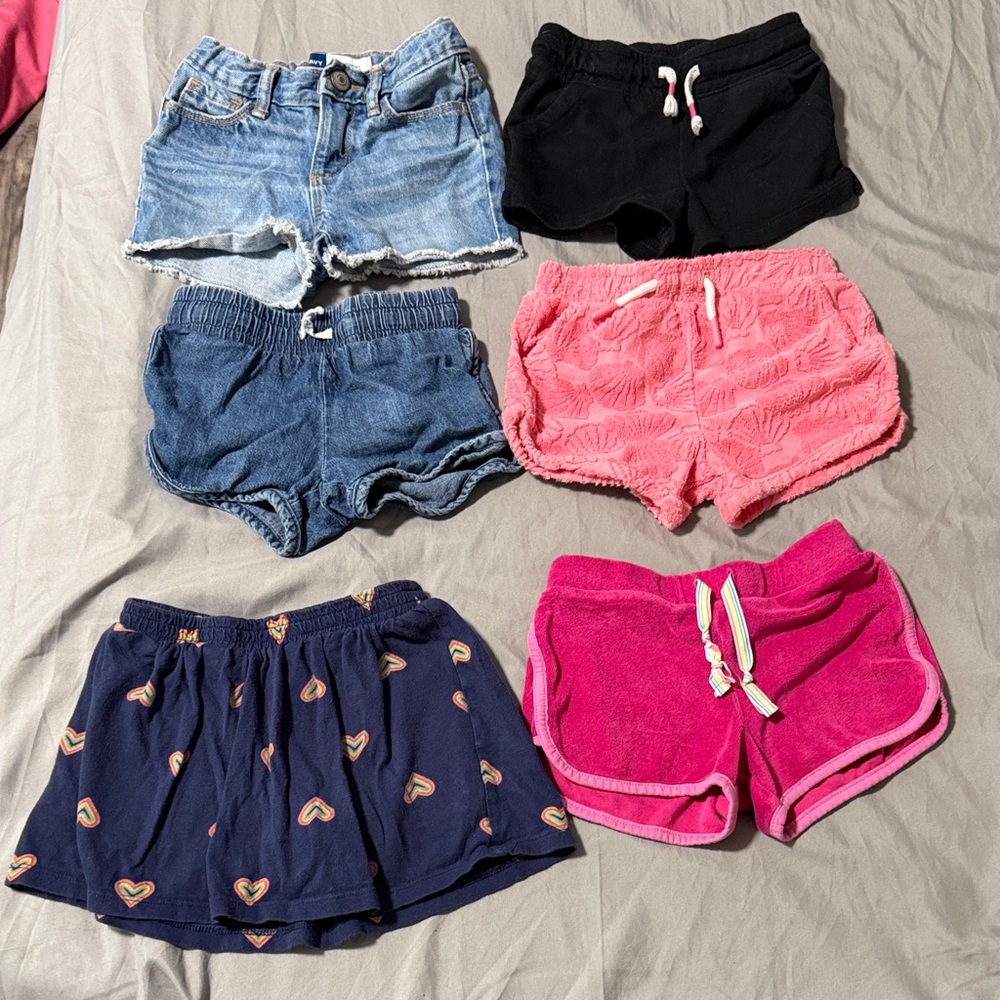 Kids Pink Fleece Drawstring Shorts - Comfortable Playwear